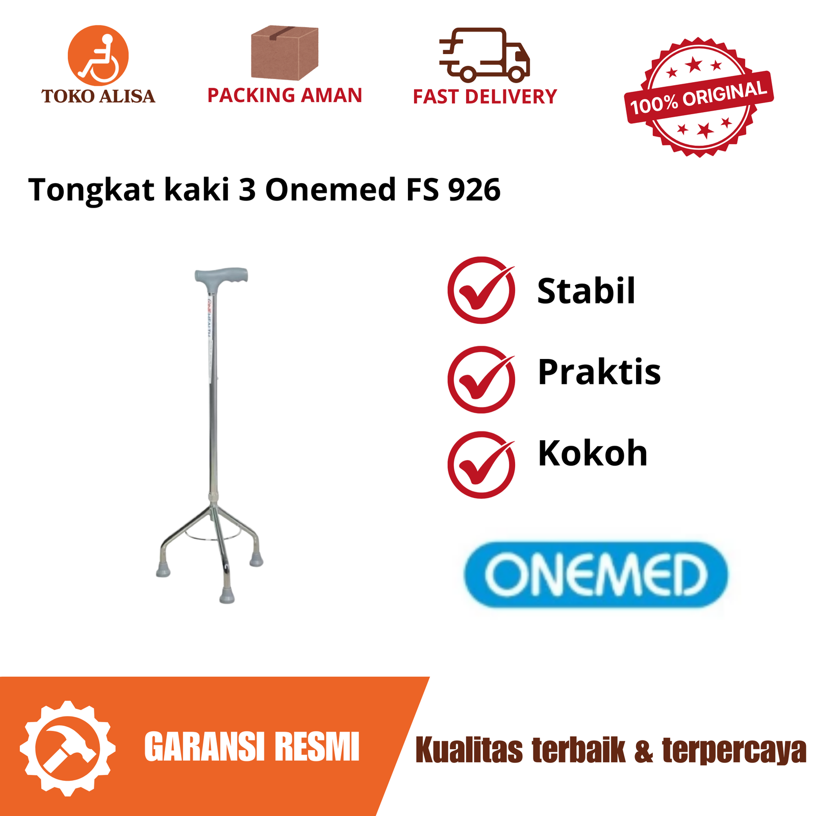 Tongkat kaki 3 Onemed FS 926